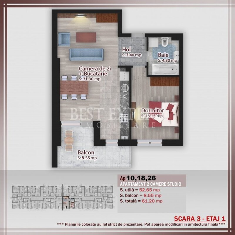Titan, Pallady, 2 camere ideal investitie, 5 min. STB, zona linistita, credit ipotecar 15%.